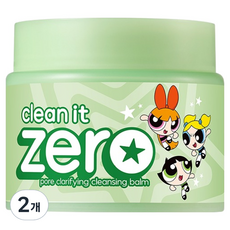 파워퍼프걸 에디션 클린 잇 제로 포어 클래리파잉 클렌징밤, 2개, 180ml