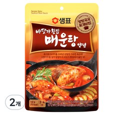샘표 바닷가횟집 매운탕 찌개양념, 140g, 2개