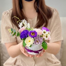 中心擺飾零用錢盒子 M, 薰衣草