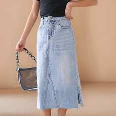 pinkb 青少年側開衩長裙