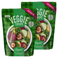 DJ&A 蔬菜脆片 原味零食, 90g, 2個