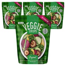 DJ&A 蔬菜脆片 原味零食, 90g, 4個