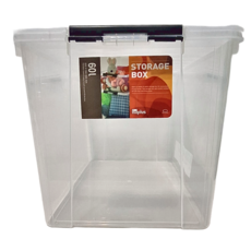 inplus 塑膠收納箱 60L, 透明色, 1個