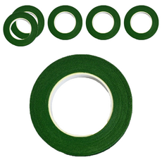 Kindmyzzoo 花朵膠帶 綠色, 6個