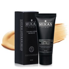 MUKAN 男士遮瑕保濕BB霜 50ml, Natural, 1條