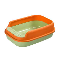 半封閉貓砂盆 附貓砂鏟, 抹茶綠, 51 x 36 x 17cm, 1組