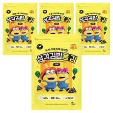 만전김 두번 구워 더욱 바삭한 삼각김밥용 김, 24g, 4개