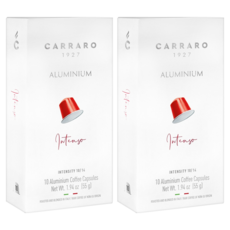 CARRARO 香濃義式 INTENSO 咖啡膠囊 適用Nespresso Original 膠囊咖啡機, 2個, 5.5g, 10個裝