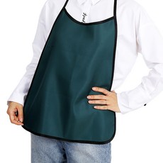 TEAM COOK 顧客用可調式掛頸圍裙 FREE, 綠色, 10個