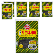오뚜기 옛날 자른 다시마, 80g, 6개