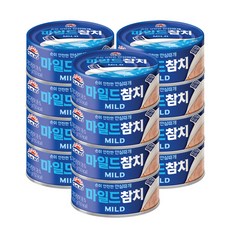 사조참치 마일드 참치, 12개, 100g