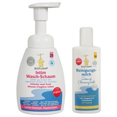 BIOTURM 女性私密處清潔慕斯 250ml+女性私密處清潔凝膠 75ml, 1組