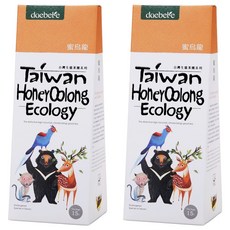 daebete 茶米茶 自然生態 紅烏龍茶包, 3g, 15包, 2盒