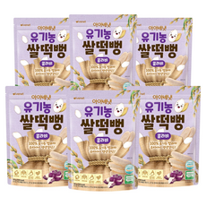 아이배냇 유기농 쌀떡뻥, 콜라비, 30g, 6개