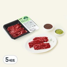 엘그로 호주산 와규 업진살 200g + 스테이크소스 70g + 치미추리소스 30g 세트 (냉장), 5세트