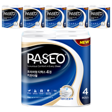 PASEO 頂級豪華4層天然紙漿廚房紙巾, 130張, 24個