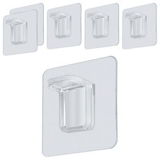 E.dot 隔板托架L型支撐架 6 x 6 x 2.5cm 2個, 3組, 透明