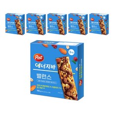 Post 穀物能量棒 平衡配方 3條, 150g, 6盒