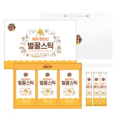 Honey Tamin Jeju Honey Stick 禮物 No. 6 10p + 購物袋, 360g, 1組