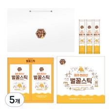 濟州養蜂 濟州漢拏山蜂蜜 蜂蜜棒 8號 12g x 20入 + 提袋, 240g, 5個