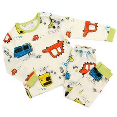 Maykids 童款恐龍汽車印花長袖長褲居家套裝