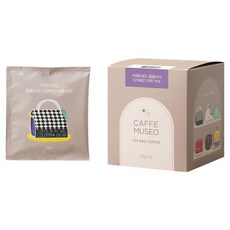 CAFFE MUSEO 哥倫比亞低咖啡因茶包式咖啡, 10g, 14包, 1盒