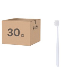 BangJiaShi 幫家適 萬毛牙刷 軟毛牙刷 波浪牙刷 白色, 1入, 30支