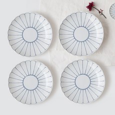 NICOTT 雛菊義大利麵盤, 混合顏色, 4個