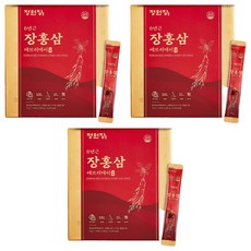 정원장 6년근 에브리데이 장홍삼 스틱 100p, 1kg, 3박스