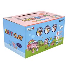 아이비스 소프트 클레이 24p 세트, 혼합색상, 1세트