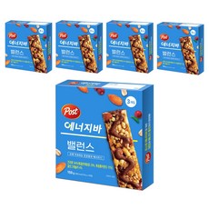 Post 穀物能量棒 平衡配方 3條, 150g, 5盒