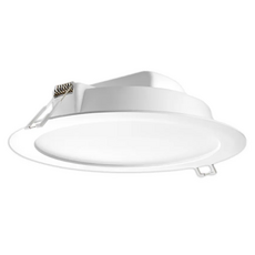 旭光 LED全塑漢堡燈 15W 6500K 嵌孔14.5cm 直徑180 x 高44 x 開孔145mm 晝光色, 1盒