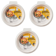 Cookingfarm 2L~4L專用氣炸鍋圓形紙箔 16*4cm 40入, 3組