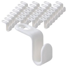 PICKYPICKS 衣架連接掛鉤, 白色, 80個