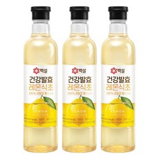 CJ BEKSUL 白雪 健康發酵檸檬醋, 800ml, 3個