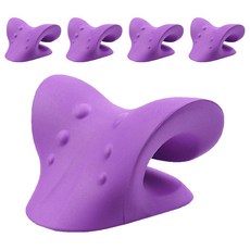 DAILYSHARE 頸部伸展枕, 紫色, 5個