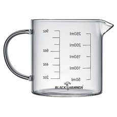 樂司廚品 300ml 耐熱玻璃量杯附把, 透明色, 1個