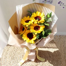 블뤼엔 해바라기 믹스 꽃다발, 혼합색상