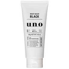 uno 男士炭粉淨油泡沫洗面乳, 130g, 1條