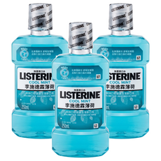 LISTERINE 李施德霖 薄荷除菌漱口水, 250ml, 3瓶