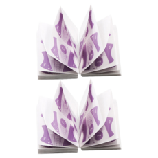 SM創新美甲透明凝膠泡沫紙, 100個, 隨機出貨