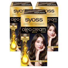 syoss 絲蘊 Oleo 高級灰蓋染髮劑, 3A高貴白蠟木, 3盒