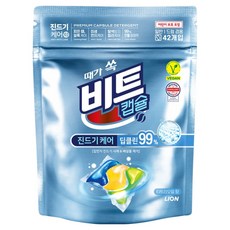 [비건라이프] 비트 때가 쏙 비트팟 캡슐세제 티트리오일향, 42개입, 1개