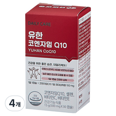 유한양행 코엔자임 Q10 15g, 30정, 4개