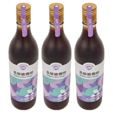 永禎 桑椹橄欖醋 600ml, 3瓶