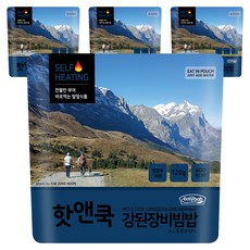 이지밥 핫앤쿡 강된장비빔밥, 4개, 120g