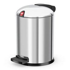 Hailo Design S 不鏽鋼垃圾桶 4L, 直徑18 x 28cm, Stainless Steel, 1個