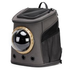 Spacecat 寵物太空艙背包式外出包, D 灰色