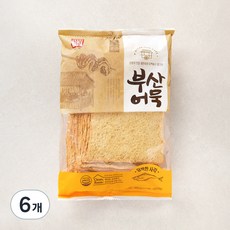 한성기업 부산 사각어묵 20장, 1kg, 6개