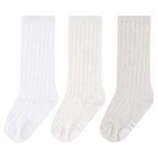 점핑칙피 유아용 퓨어 메쉬 니삭스 3종 세트